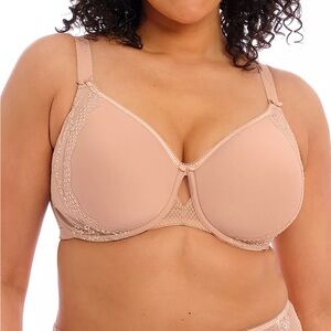 NWOT Elomi Charley Underwire Spacer T-Shirt Bra Fawn US36K , UK36H